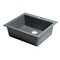Alfi Brand Titanium 24" Drop-In Sgl Bowl Granite Composite Kitchen Sink AB2420DI-T - alternate 5